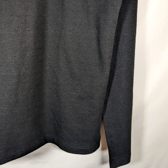 New Victoria Sports Black Long Sleeve Hoodie  Cotton Blend Size Small - Picture 3 of 8